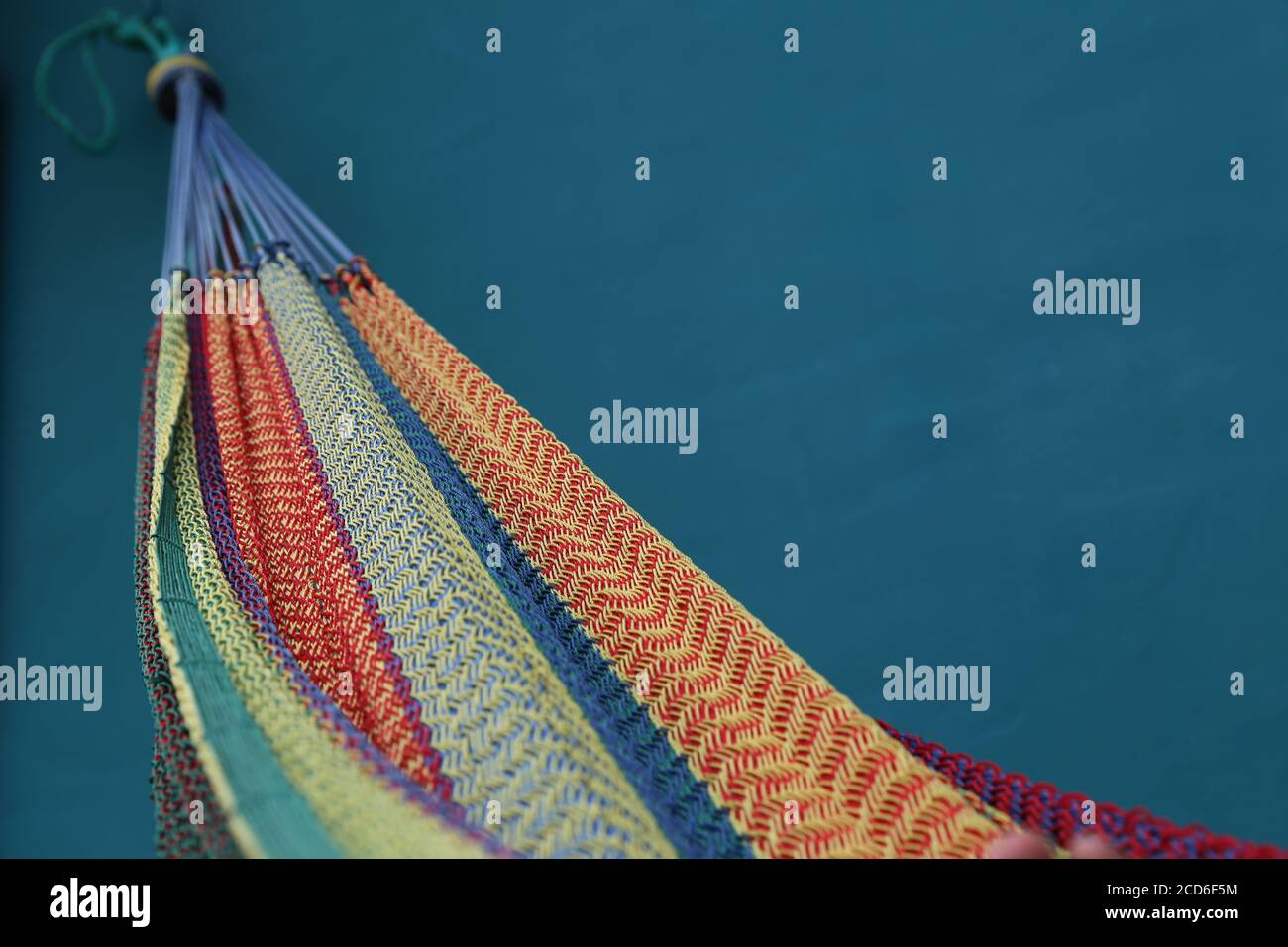 LA LIBERTAD, EL SALVADOR - Dec 16, 2016: Time to rest in my hammock during Holidays Stock Photo