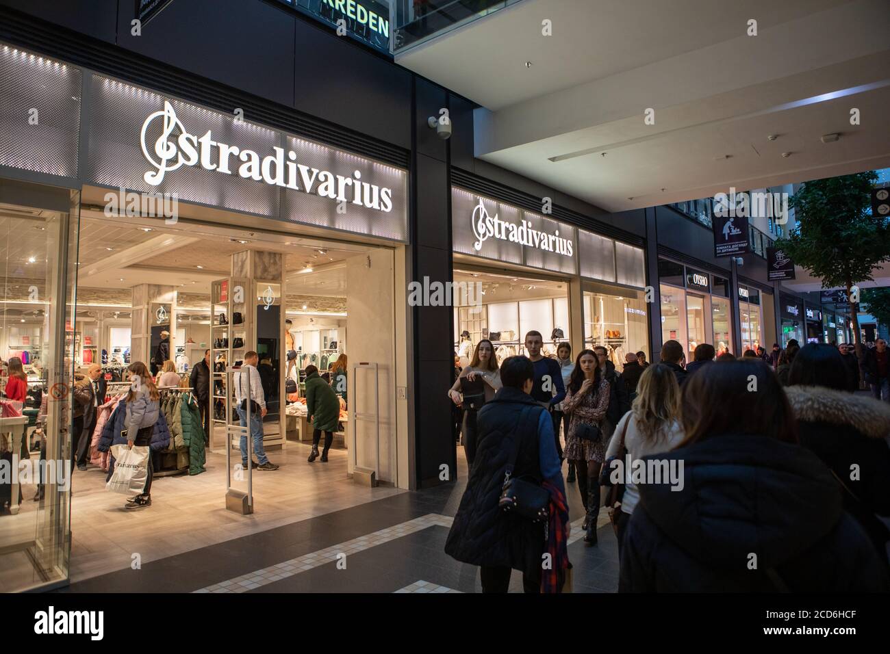 Lviv, Ukraine - January 19, 2020: stradivarius fashion clothing store in  city mall Stock Photo - Alamy