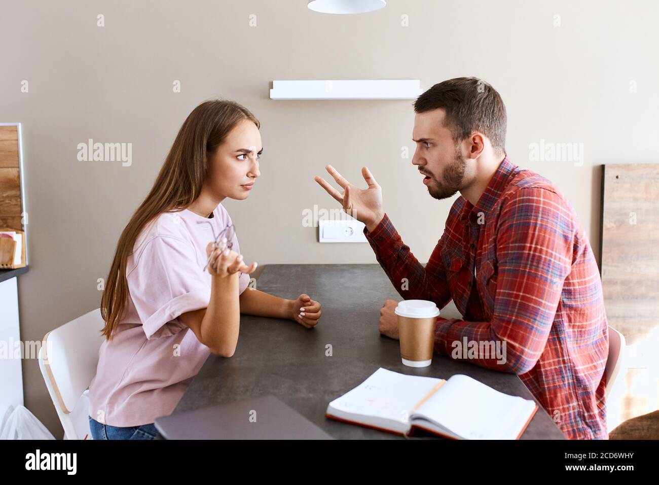 Son and father and tension hi-res stock photography and images - Alamy