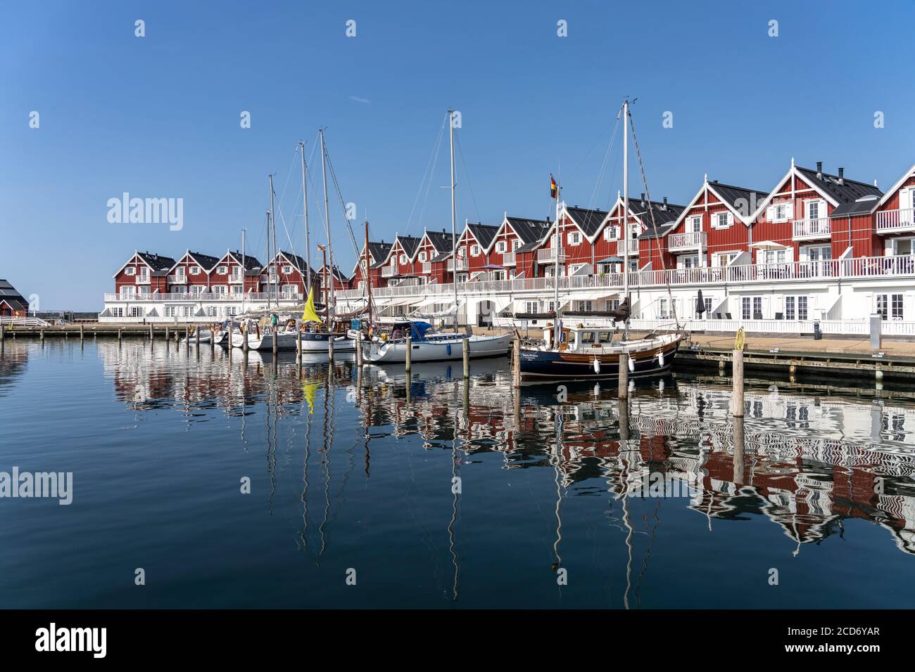Hafen von Bagenkop, Insel Langeland, Dänemark, Europa | Bagenkop Marina, Langeland island, Denmark, Europe Stock Photo