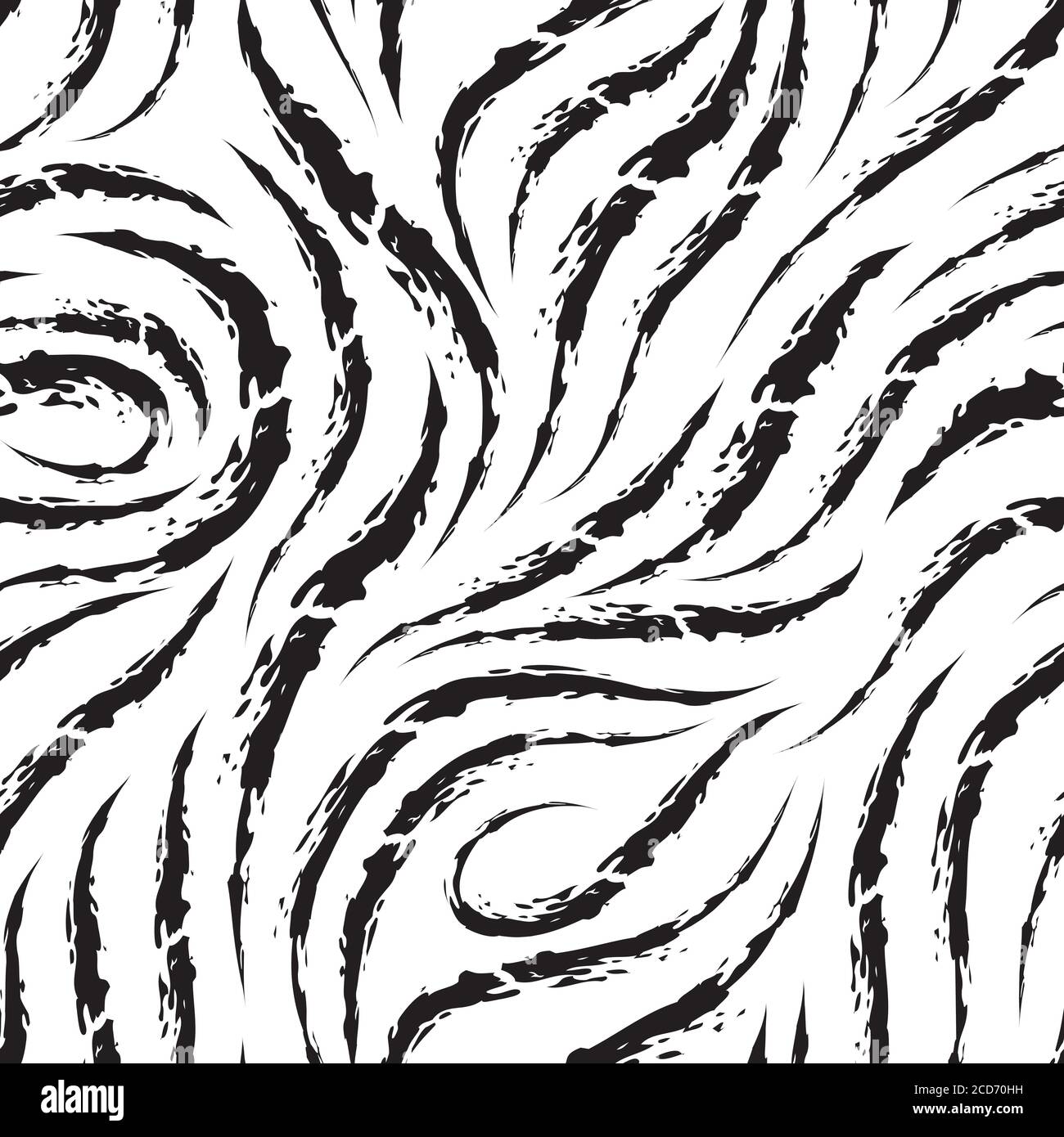 Vector seamless pattern of smooth brush strokes with ragged edges in ...