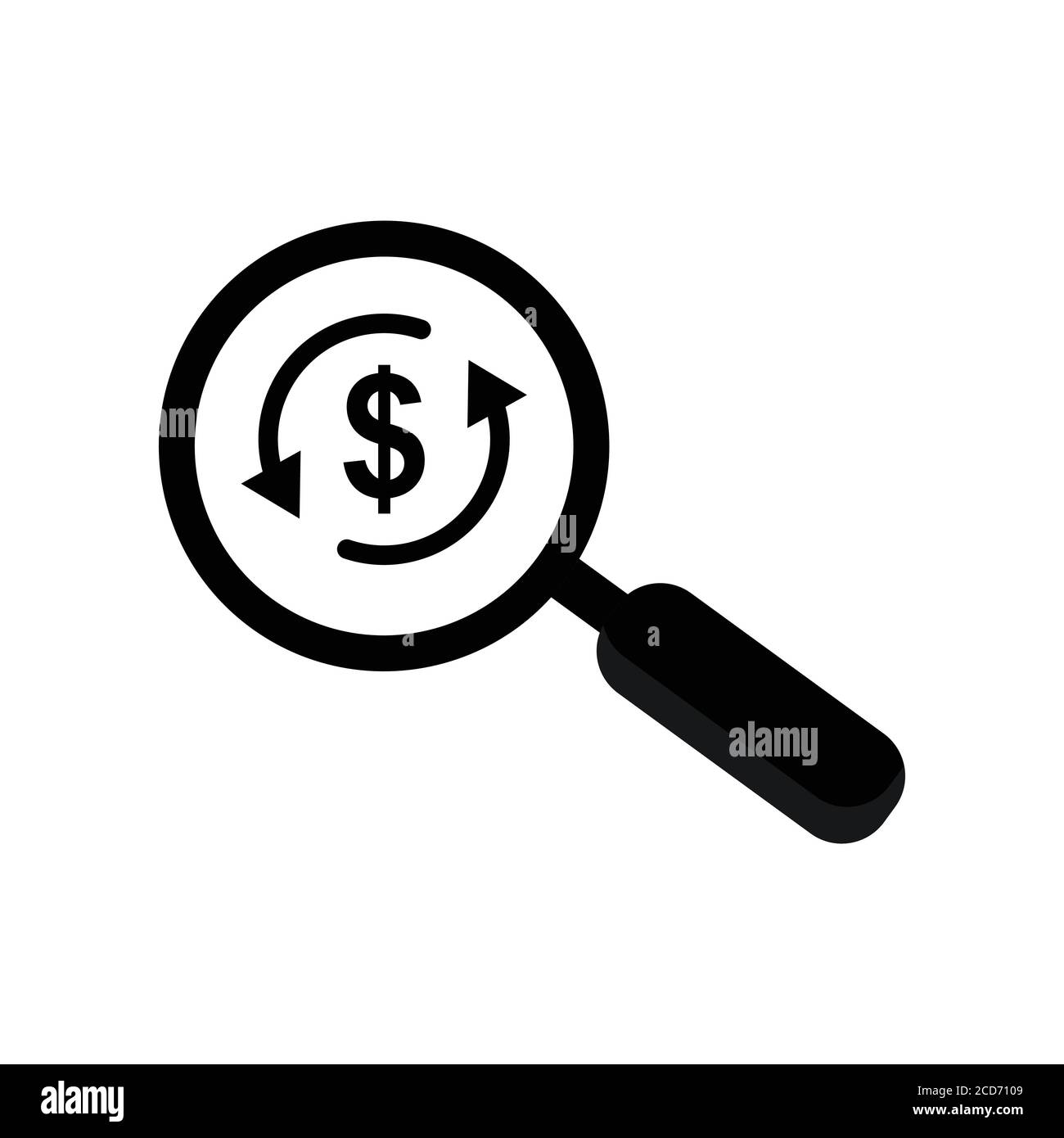 Business literacy searching icon. Design template vector Stock Vector