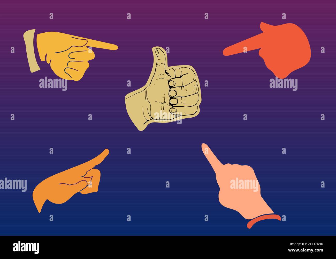Palm computer type Stock Vector Images - Alamy