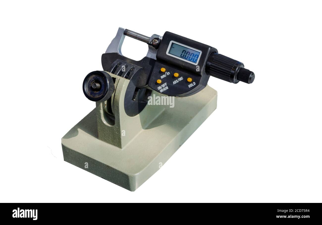 Caliper measuring round Cut Out Stock Images & Pictures Alamy