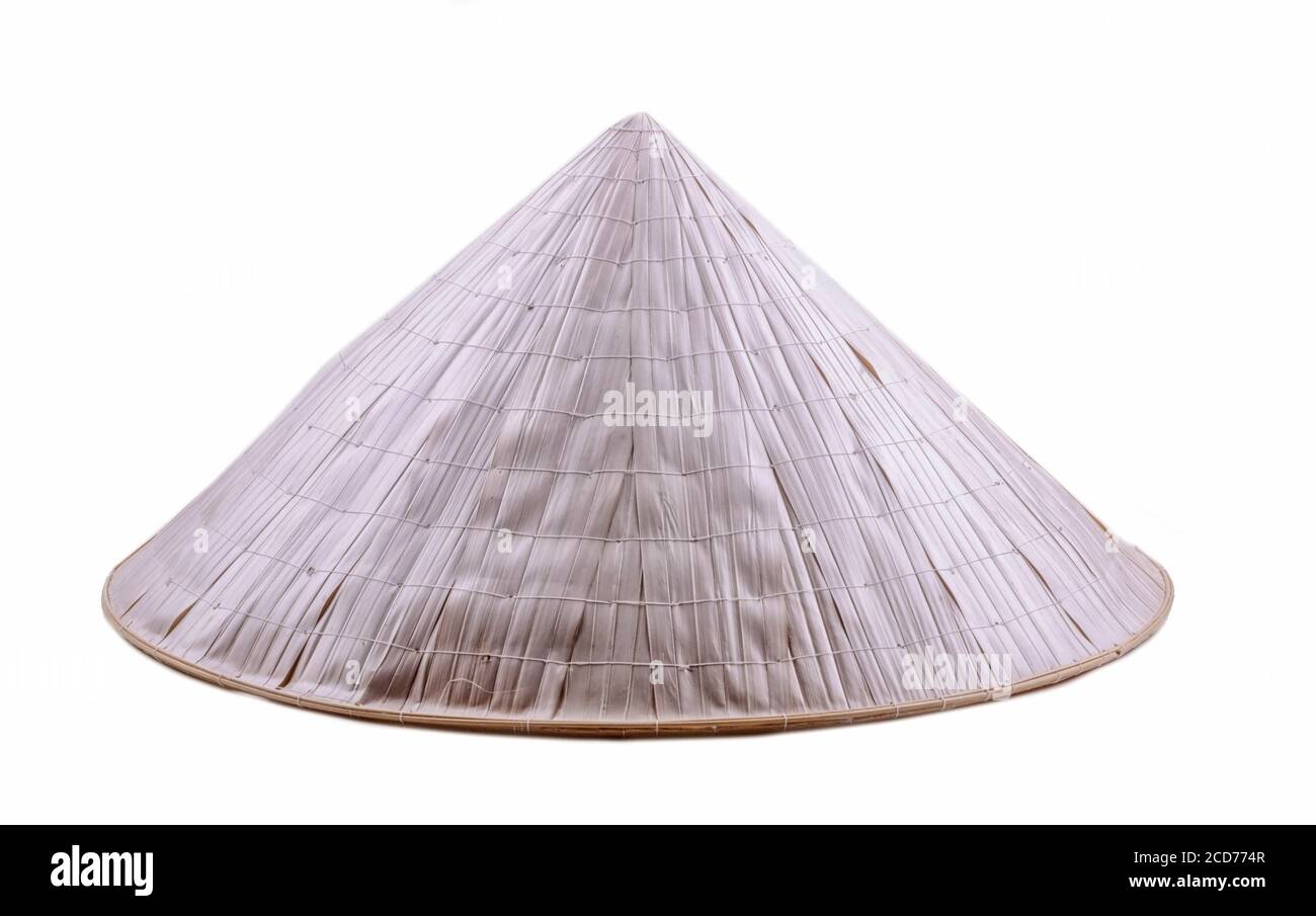 Vietnamese hat isolated on white background Stock Photo - Alamy