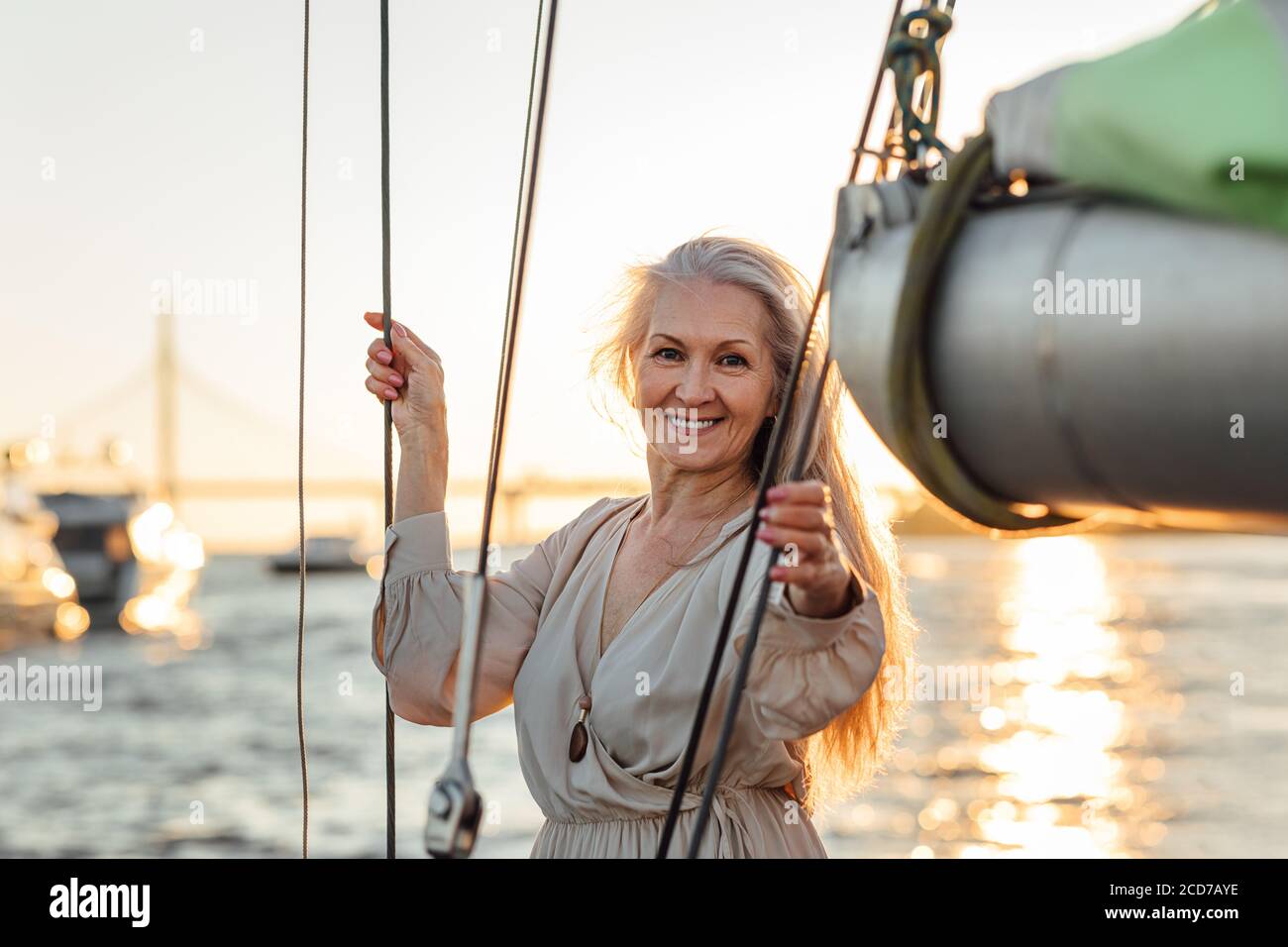 Attractive mature woman hi-res stock photography and images - Alamy