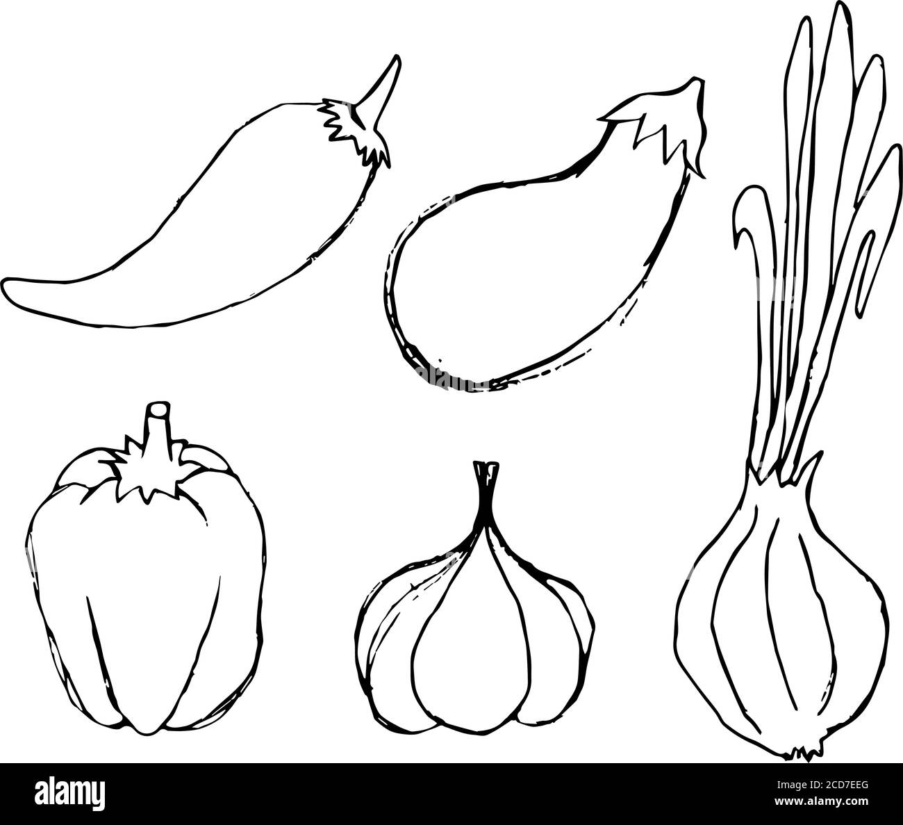 Vegetables Plants White Background High Resolution Stock Photography ...