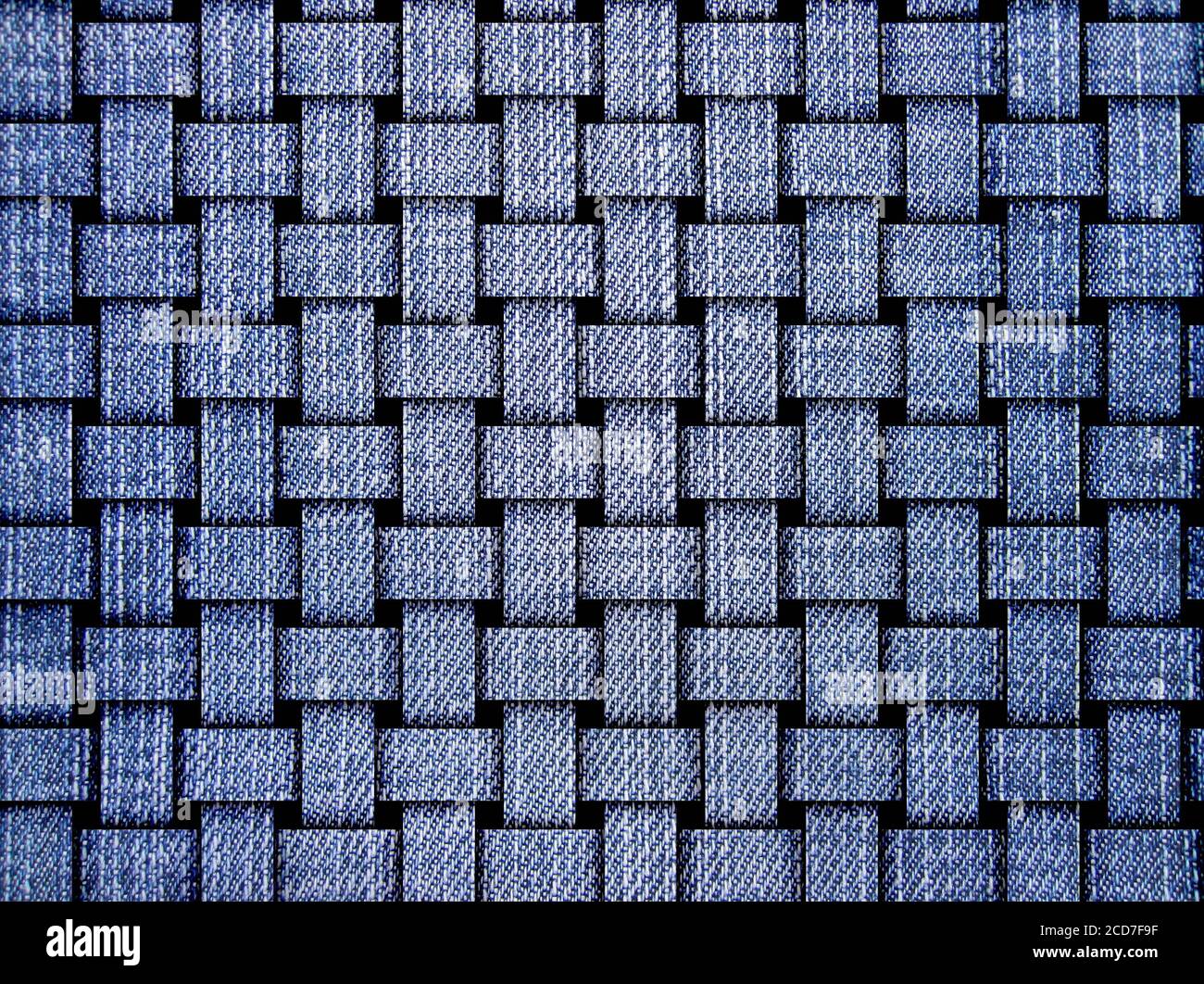 blue jeans fabric as a background Stock Photo