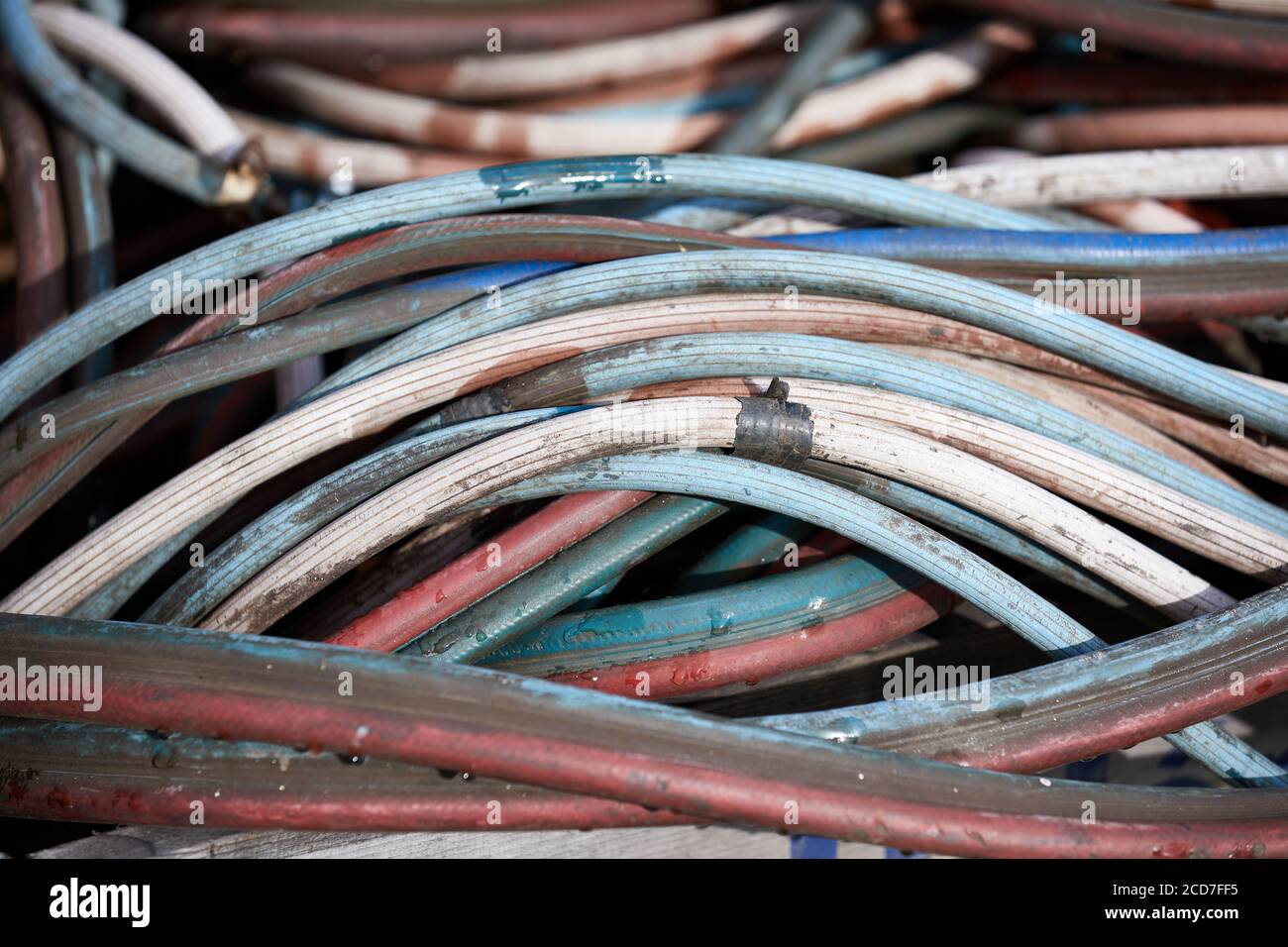 Old, dirty cables Stock Photo Alamy