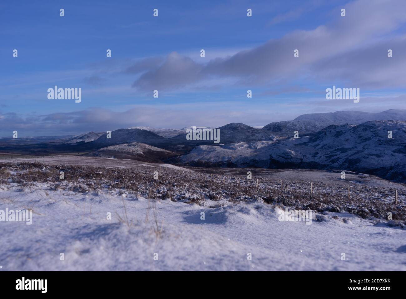 Highlands near Loch Ness, Scotland Stock Photo