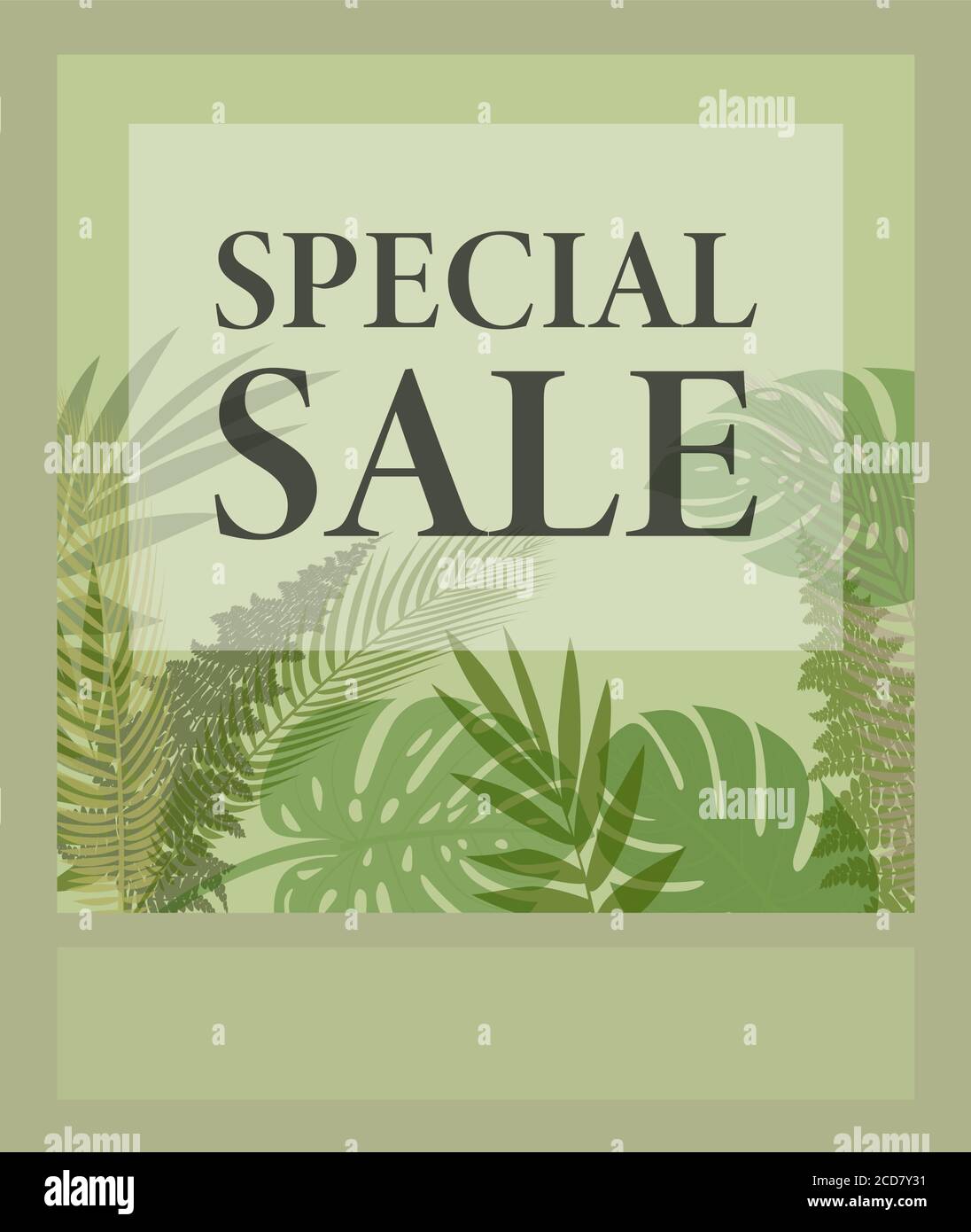 SPECIAL SALE promotional flyer template for website or social Throughout Plant Sale Flyer Template
