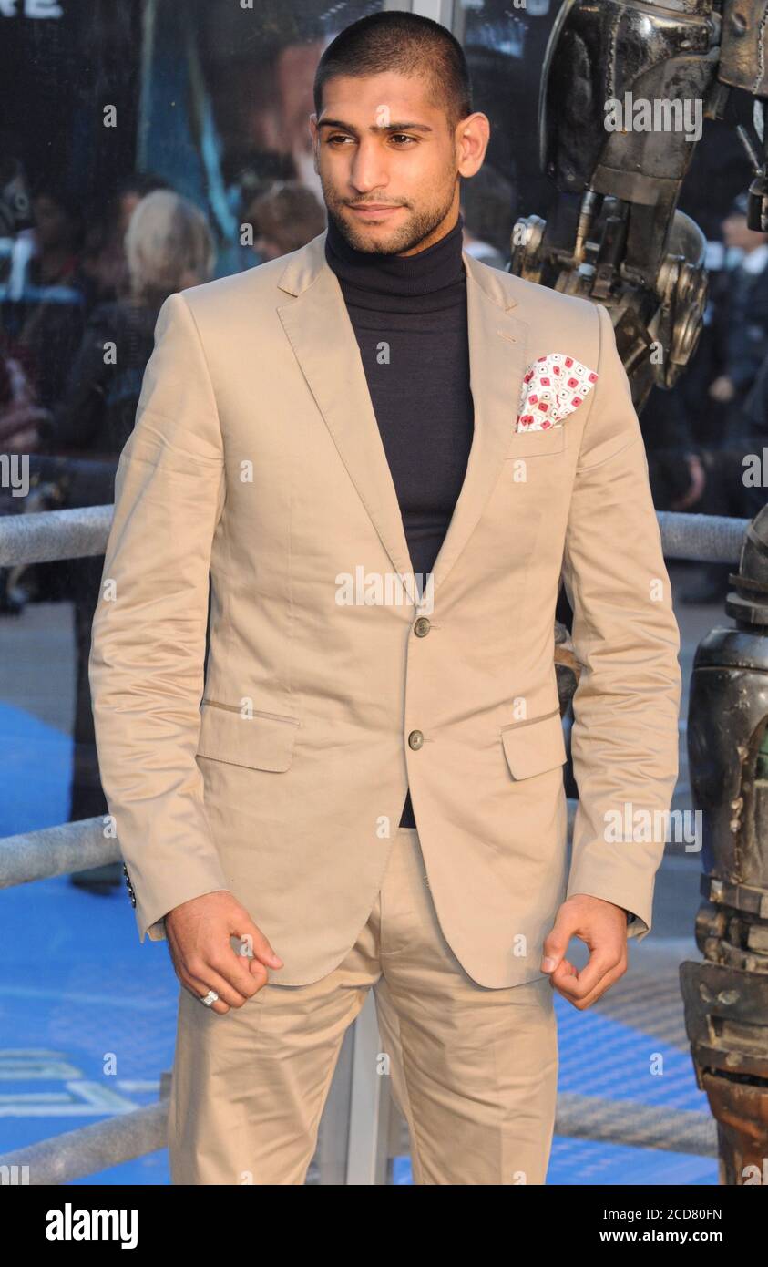 Amir Khan. UK Premiere of 'Real Steel', Empire Leicester Square, London. UK Stock Photo