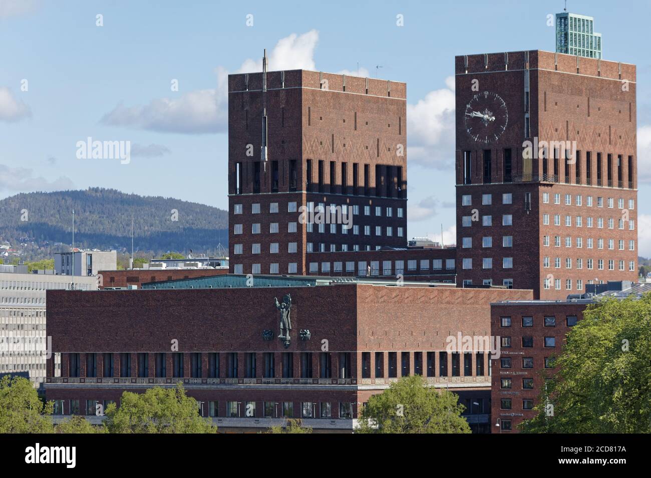City Hall of Oslo, Norway Stock Photo
