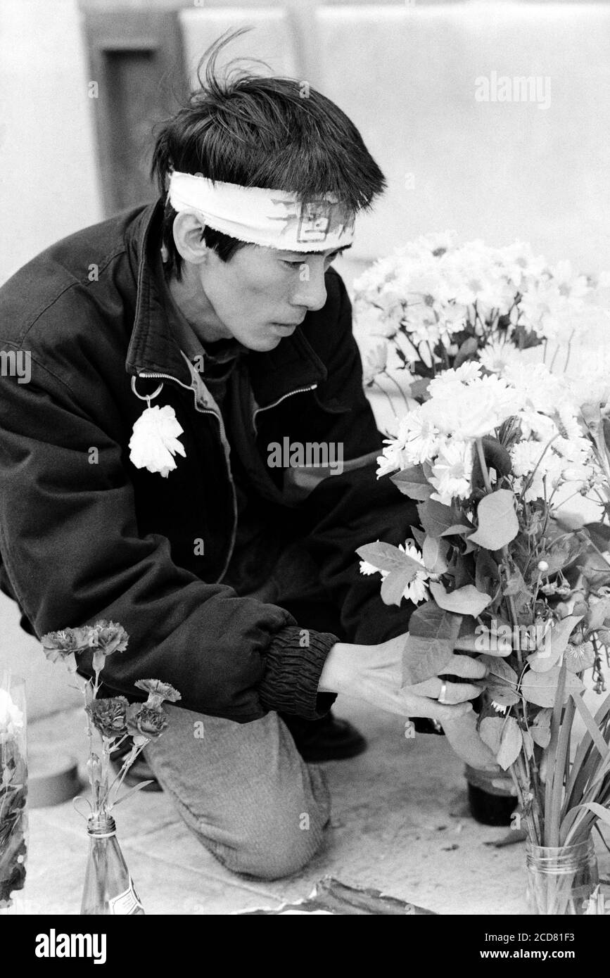 China student 1989 Black and White Stock Photos & Images Alamy