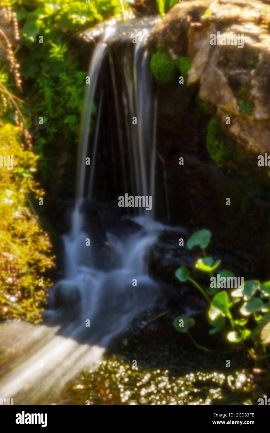 Pinhole photograph of waterfall Stock Photo - Alamy