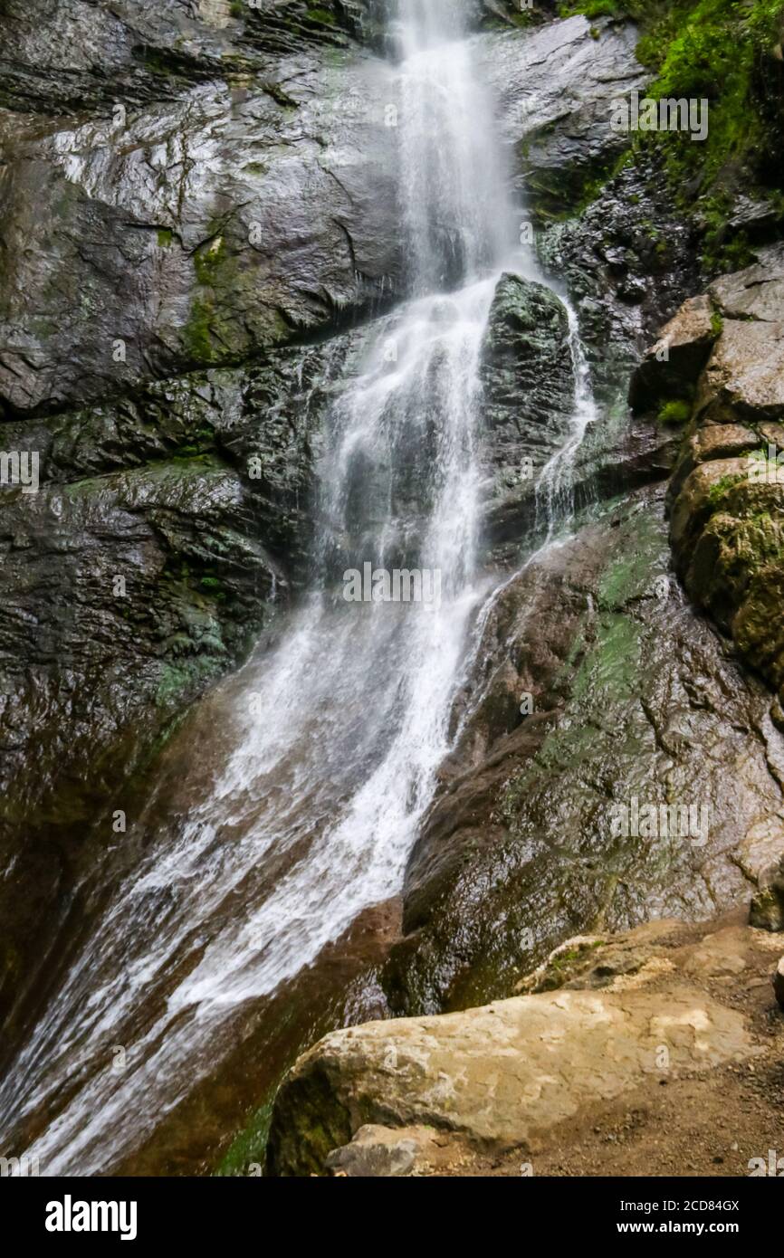 Makhuntseti waterfall near Batumi in Adjara region, Georgia Stock Photo