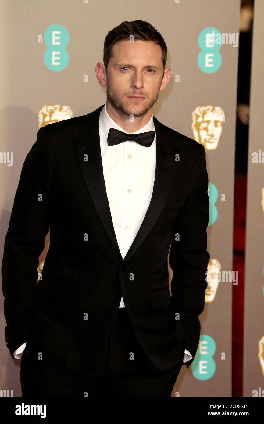 Jamie Bell attends the EE British Academy Film Awards at Royal Albert Hall on February 10, 2019 in London, England. Stock Photo