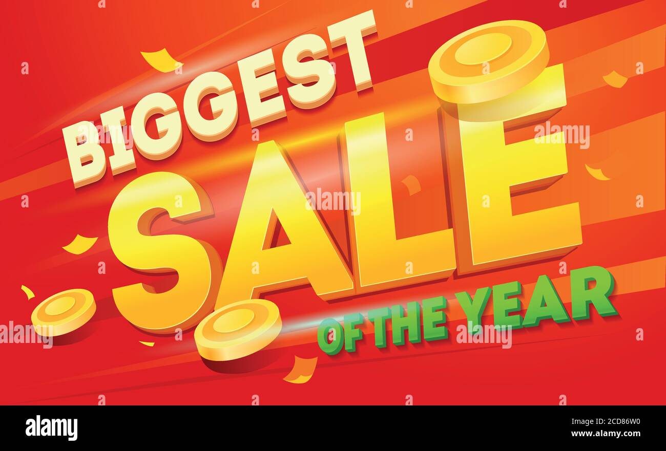 Big sale banner. Sale and discounts vector illustration. Sale Background  for your business Promotion Stock Vector Image & Art - Alamy
