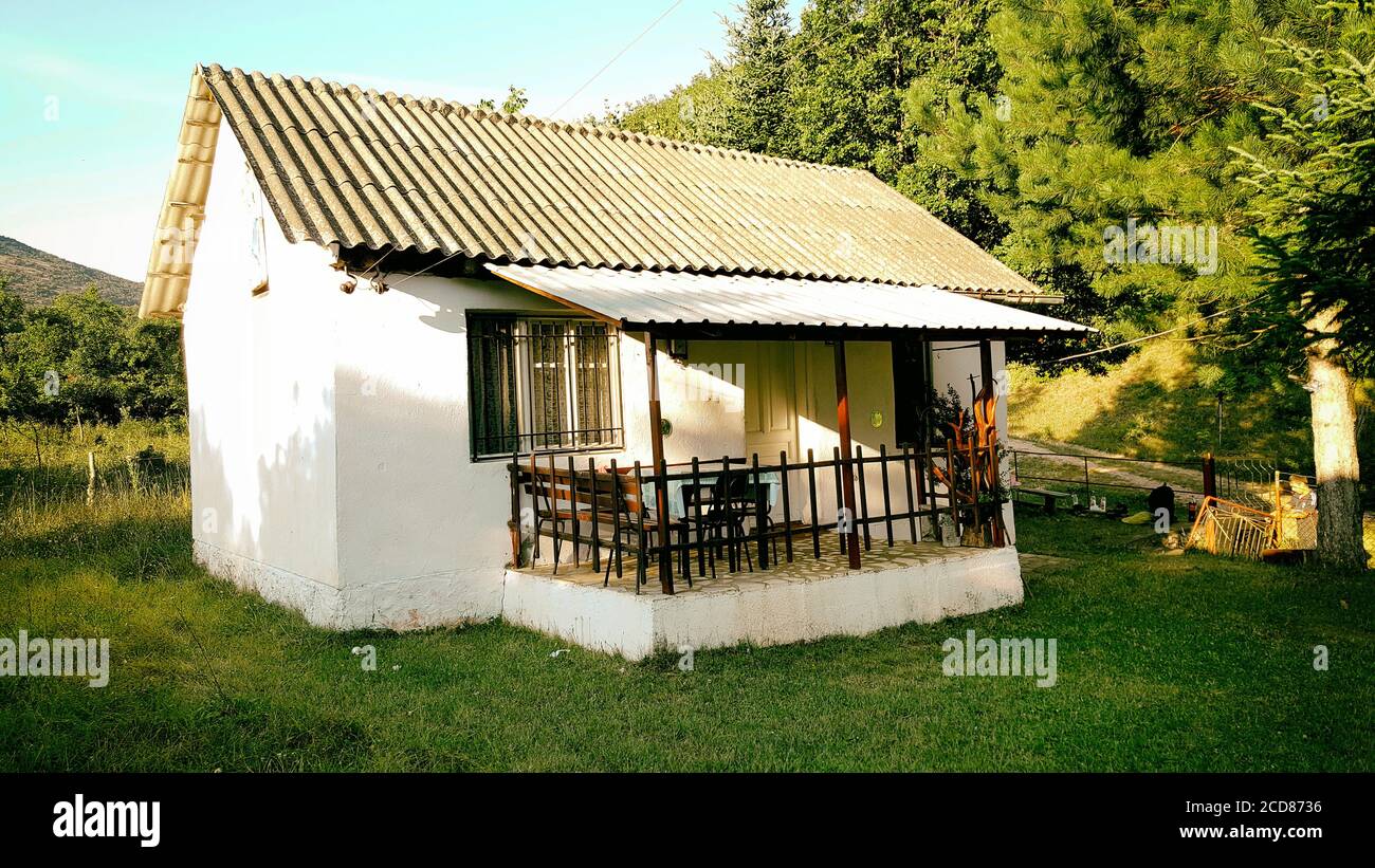old abandoned village house in macedonia image Stock Photo Alamy