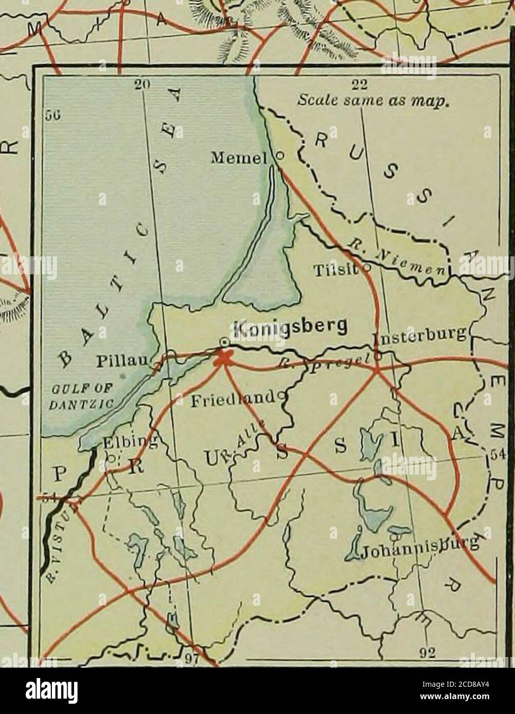 Brandenburg province map hires stock photography and images Alamy