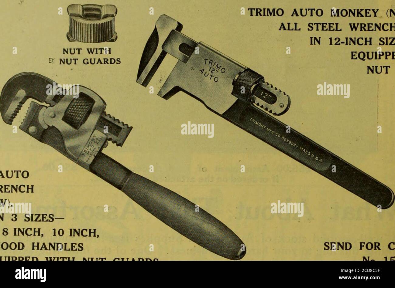 . Hardware merchandising March-June 1915 . ce 1—Rubber Tire Band 1—Blow-Out Patch 1—Box Tire Patches 1—Perfect Tire Tool 1—Aeolus Tire Pump 1—Barrett Jack 1—Presto Hand Lamp 1—pr. Albex Folding Goggles 1—Ford Rubber Mat 1—Gasoline Reserve Gauge 1—set (3) Pedal Pads 1—Handy Lamp These prices hold in Ontario and the East and are f.o.b. our nearest warehouse. The Canadian Fairbanks-Morse Co., Limited St. John, Quebec, Montreal, Ottawa, Toronto, Hamilton, Winnipeg, Saskatoon, Calgary, Edmonton, Vancouver, Victoria The Canadian Fairbanks-Morse Co., Limited Kindly enter my order for one of the above Stock Photo