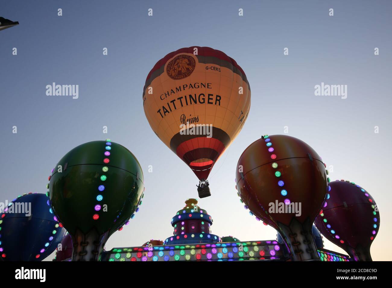 Taittinger champagne hot air balloon hi-res stock photography and images -  Alamy