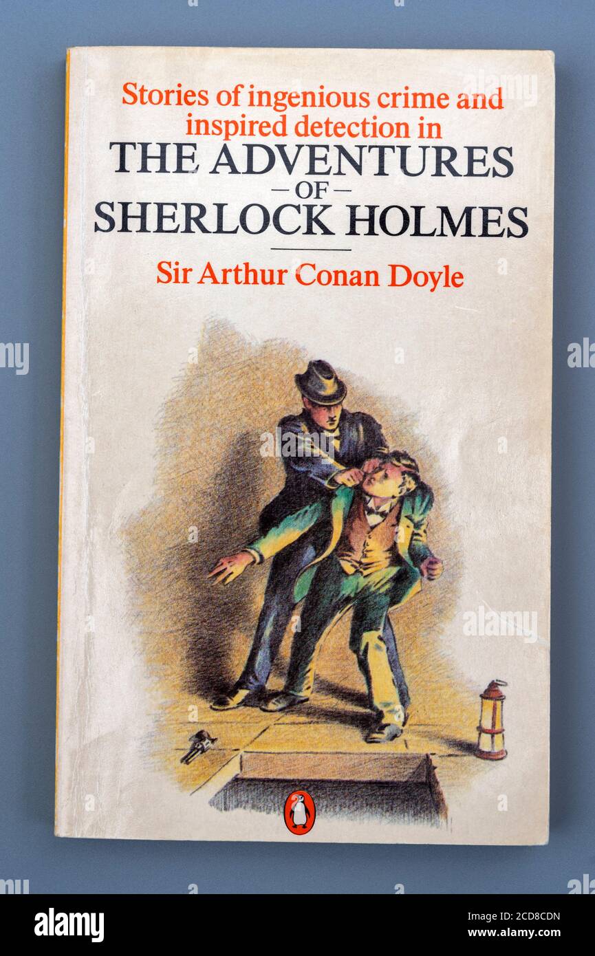 The Adventures of Sherlock Holmes paperback book Stock Photo