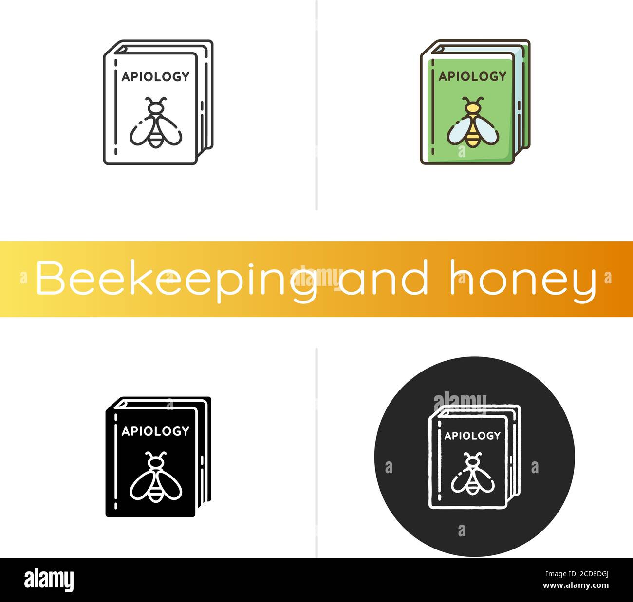 Apiology icon Stock Vector