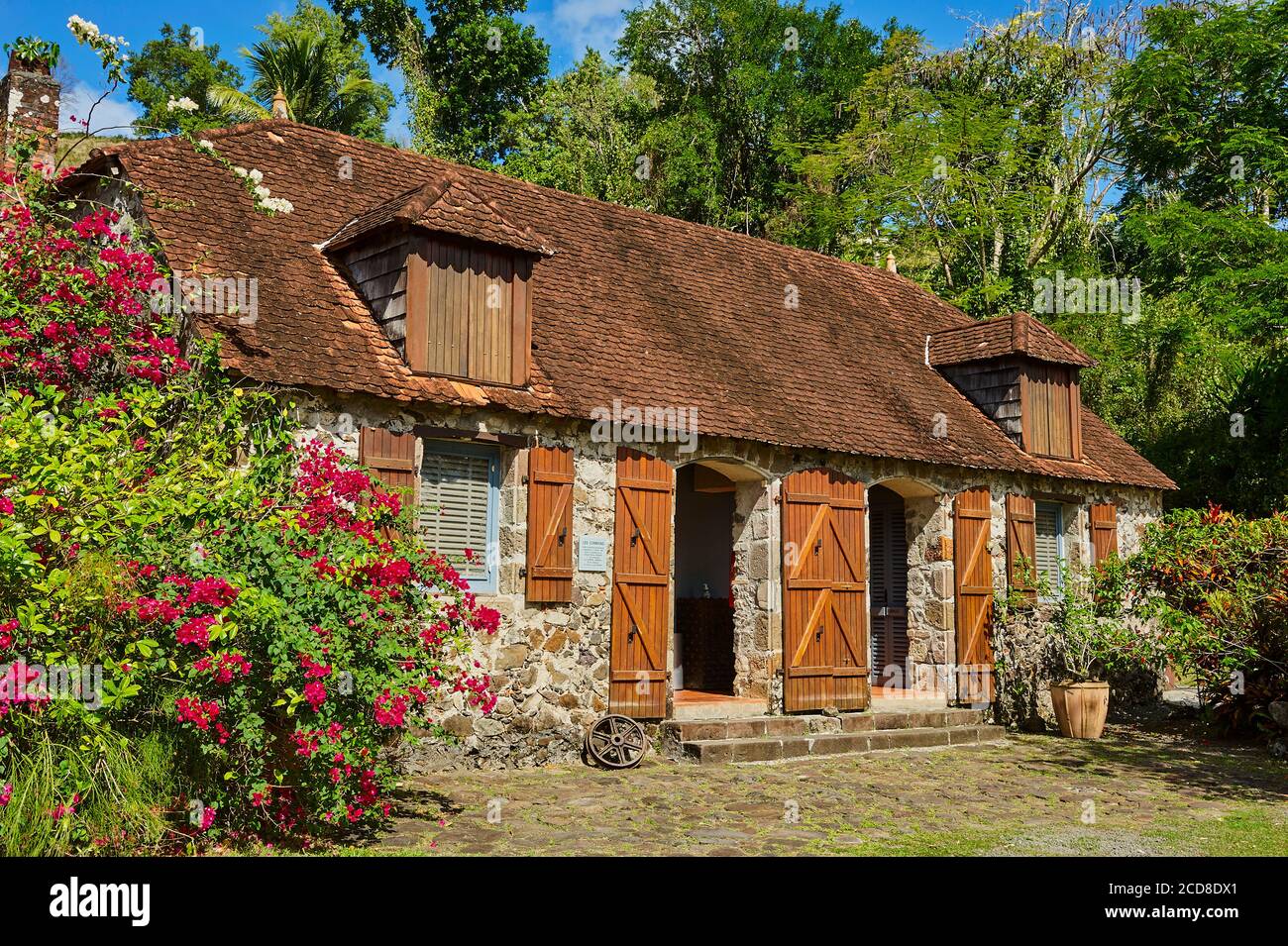 France, Martinique, la 'Pagerie', kitchen from the house of Joséphine de Beauharnais Stock Photo