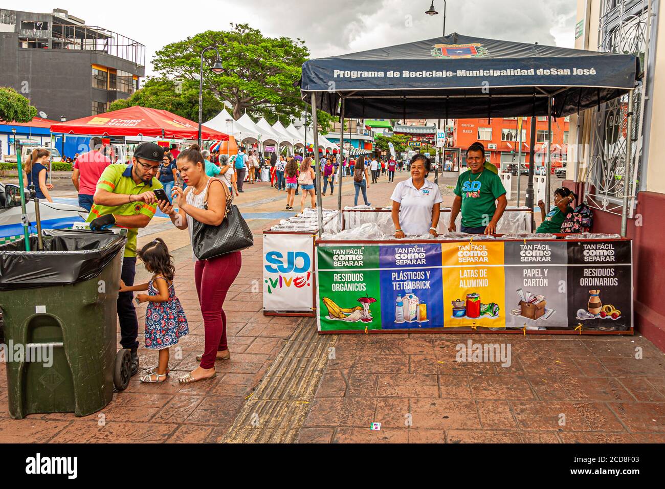 Street food of Costa Rica Stock Photo