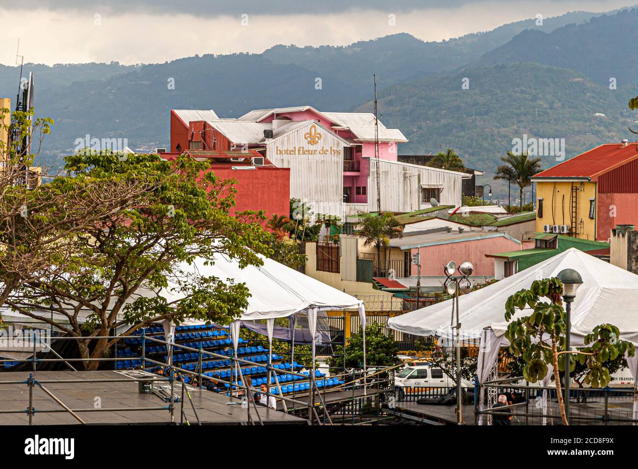 Impressions of San José, Capital City of Costa Rica Stock Photo