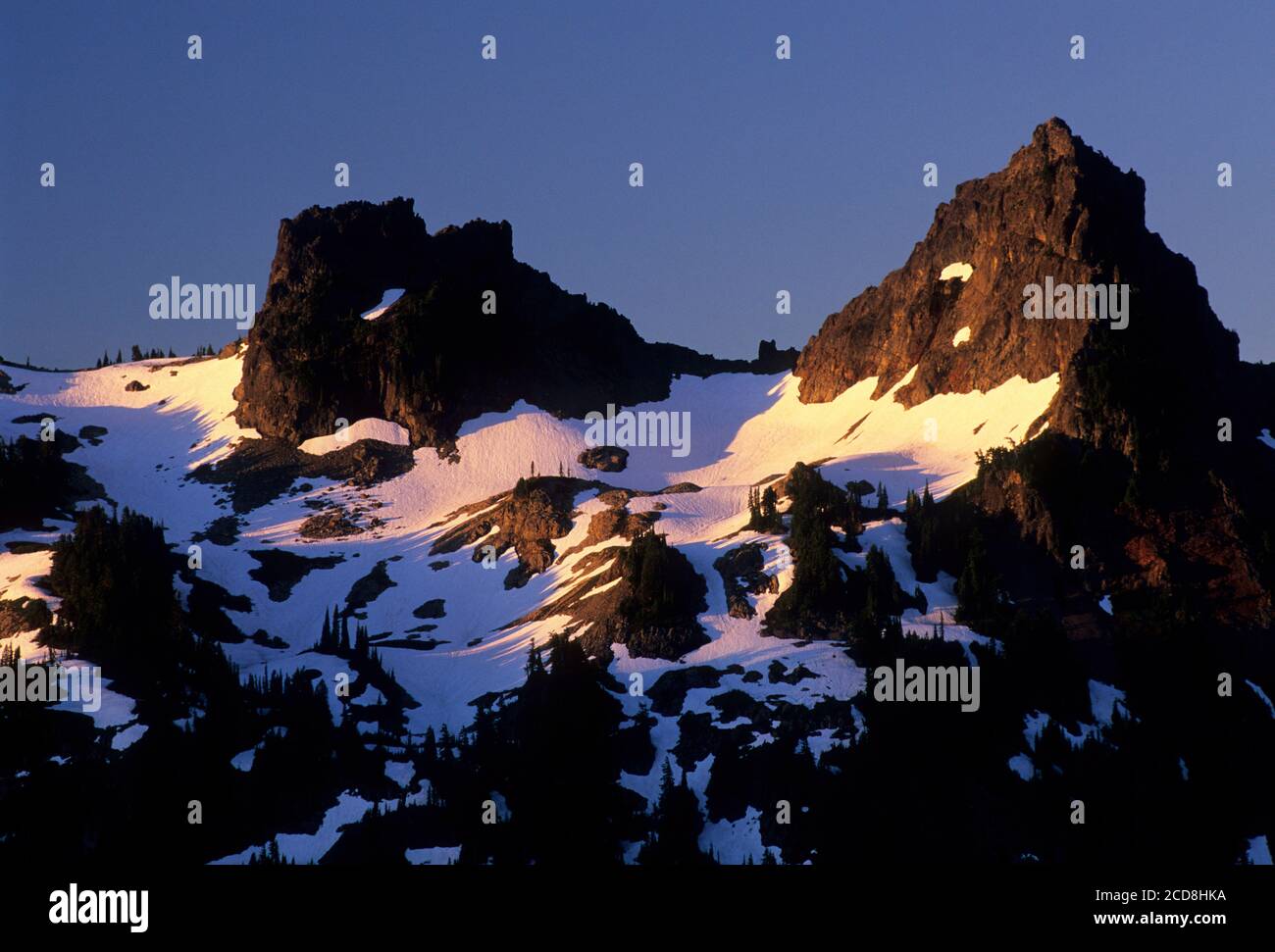 Tatoosh Range, Mt Rainier National Park, Washington Stock Photo