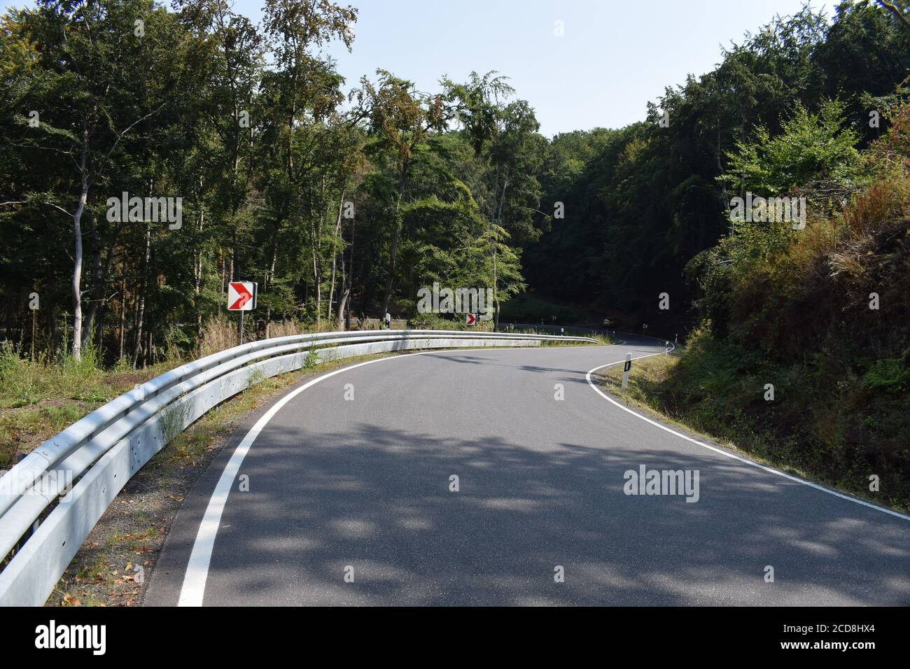 road curve Stock Photo