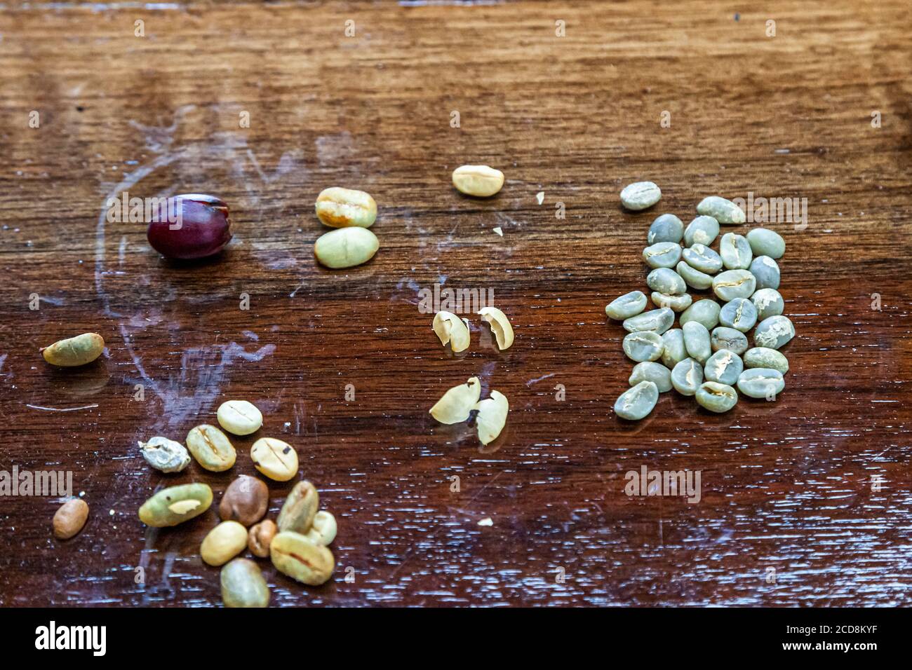 Organic coffee roaster in Costa Rica Stock Photo Alamy