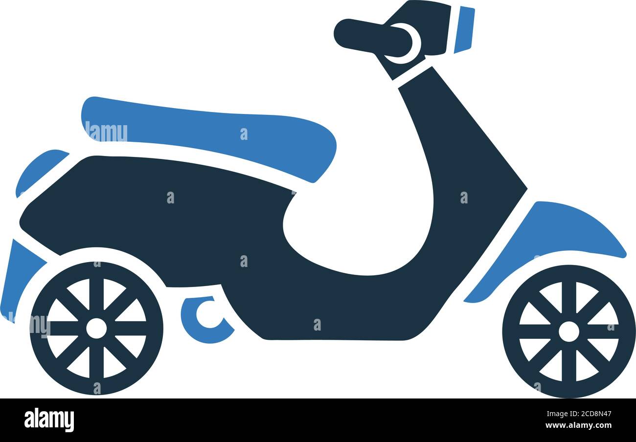 Bike, vespa scooter icon Well organized and editable Vector design using in commercial