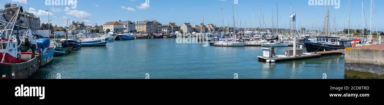France, Manche, Saint-Vaast la Hougue, Port of Saint-Vaast Stock Photo ...
