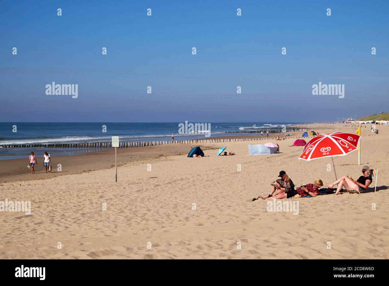 Netherlands, Zeeland province, Walcheren, Veere, Domburg beach Stock Photo