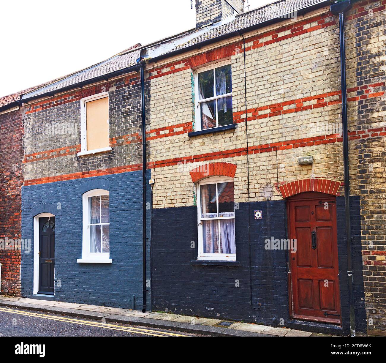 Pair of period Terraced Cottages on Priory Lane in the historic area of