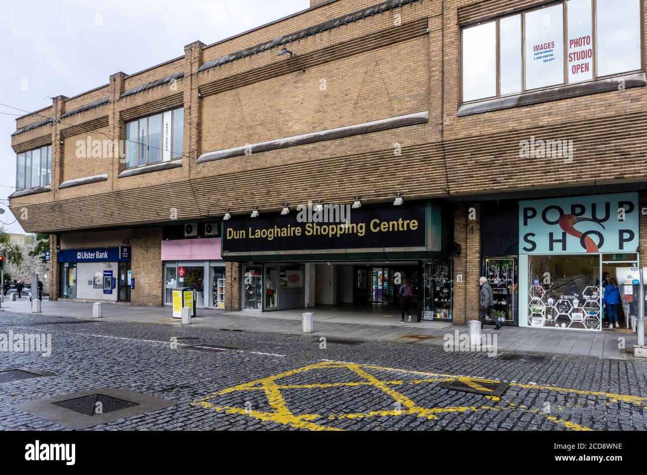 Dun Laoghaire Shopping Centre entrance, in Upper Street, Dublin, Ireland Stock Photo Alamy