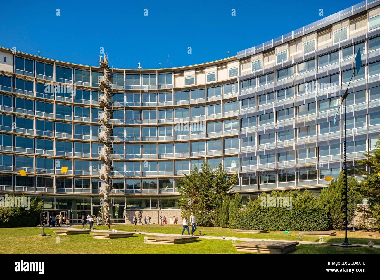 France, Paris, the Unesco headquarters Stock Photo - Alamy