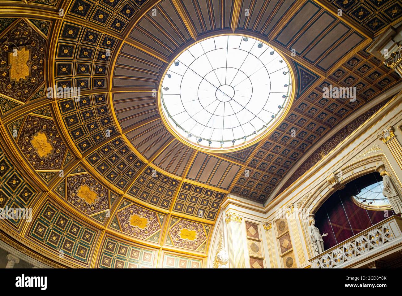 France, Paris, Heritage Days, the National School of Fine Arts, The Hemicycle des Beaux Arts, the amphitheater of honor Stock Photo