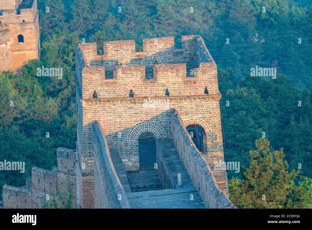 China, Hebei Province, the Great Wall of China between Jinshanling and Simatai built in 1570 during the Ming Dynasty, classified as World Heritage by UNESCO Stock Photo