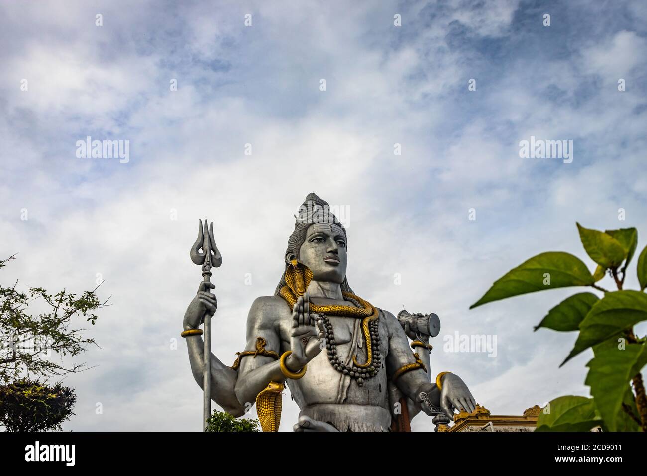 shiva statue isolated at murdeshwar temple close up shots from ...