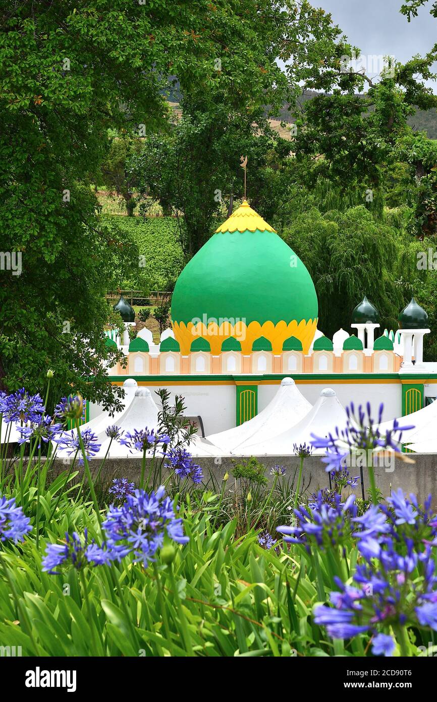 South-Western Cape, Western cape, Cape Town, Klein Constantia wine estate, mosque Stock Photo