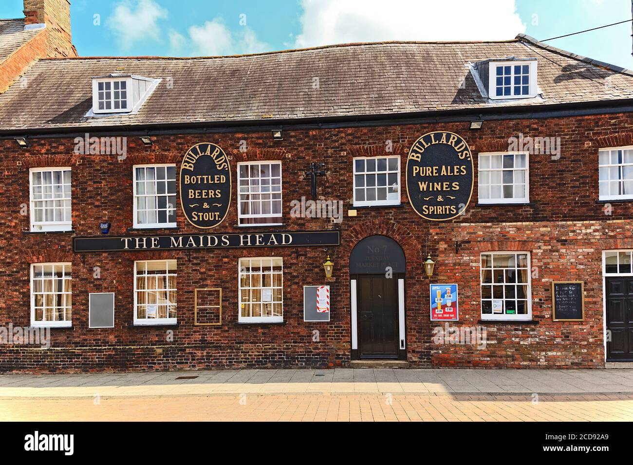The Maids Head Pub in Tuesday Market Place in Kings Lynn on the Norfolk