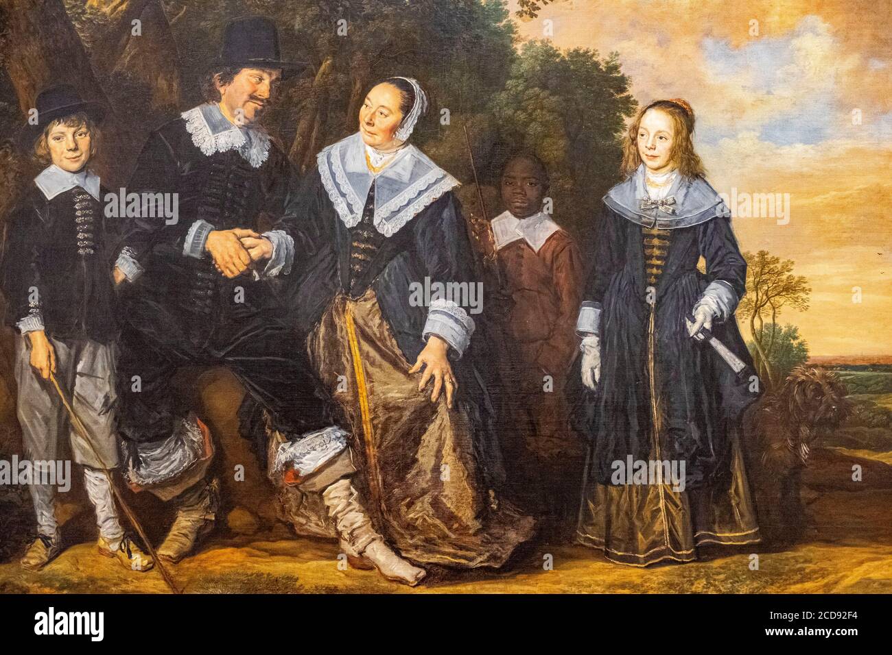 France, Paris, the Custodia Foundation, painting by Frans Hals Stock Photo