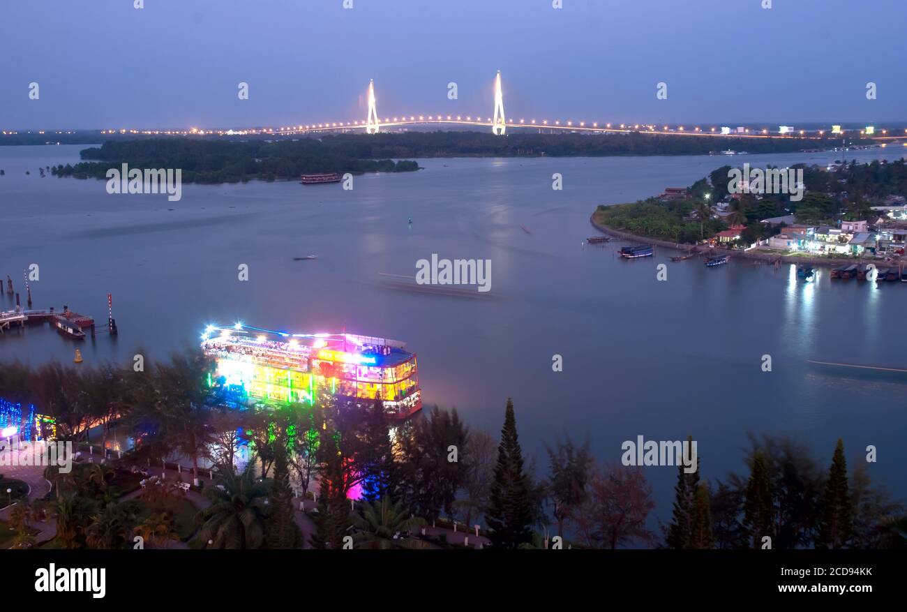 landscape, coastal city of Vietnam Stock Photo