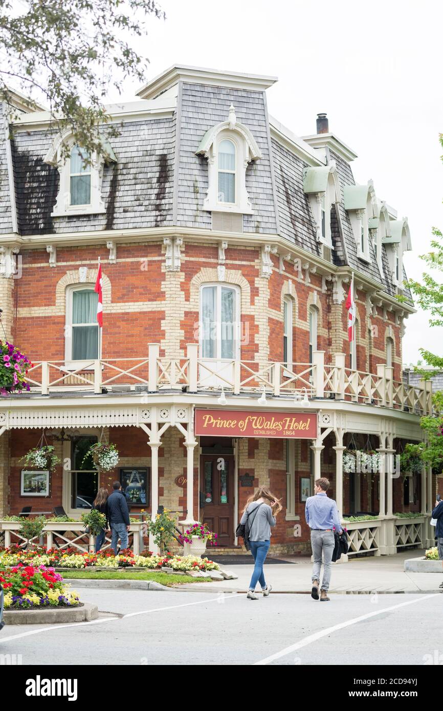 Canada, Ontario, Niagara-on-the-Lake, The Prince of Wales Hotel Stock Photo