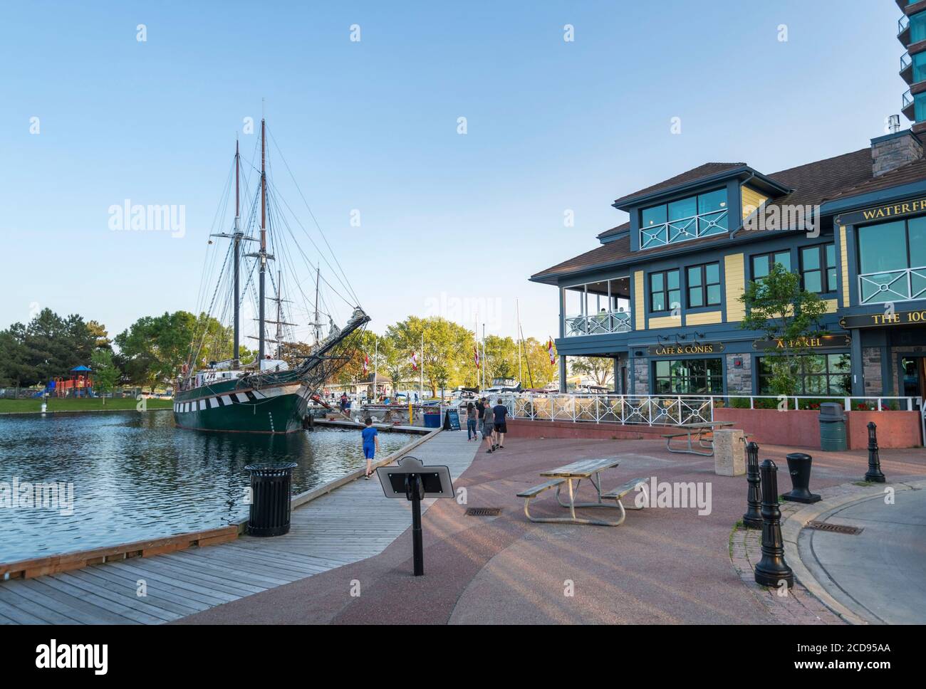 Canada, Ontario, Brockville on the St. Lawrence River, harbor Stock