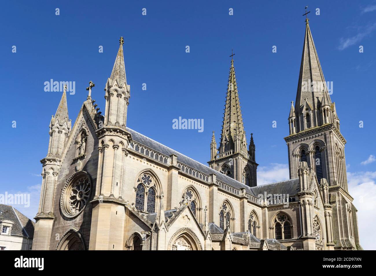 France, Calvados, Cote de Nacre, Douvres la Delivrande, Basilica Notre